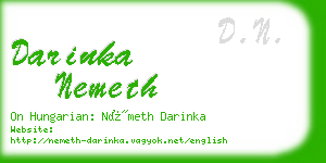 darinka nemeth business card